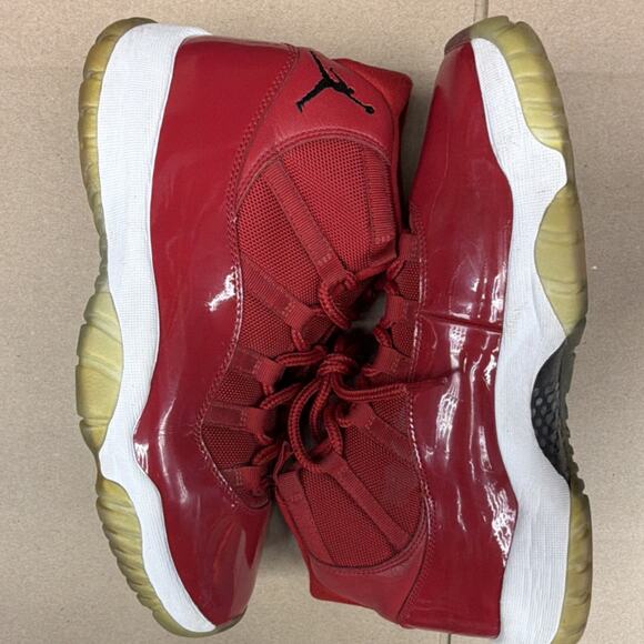 Jordan Air Jordan 11 Retro Win Like \'96 Red Men\'s Basketball Sneakers 378037-623